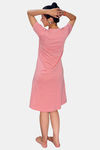 Sweetmoon Long T Shirt Nightdress - Pink — thumbnail 2